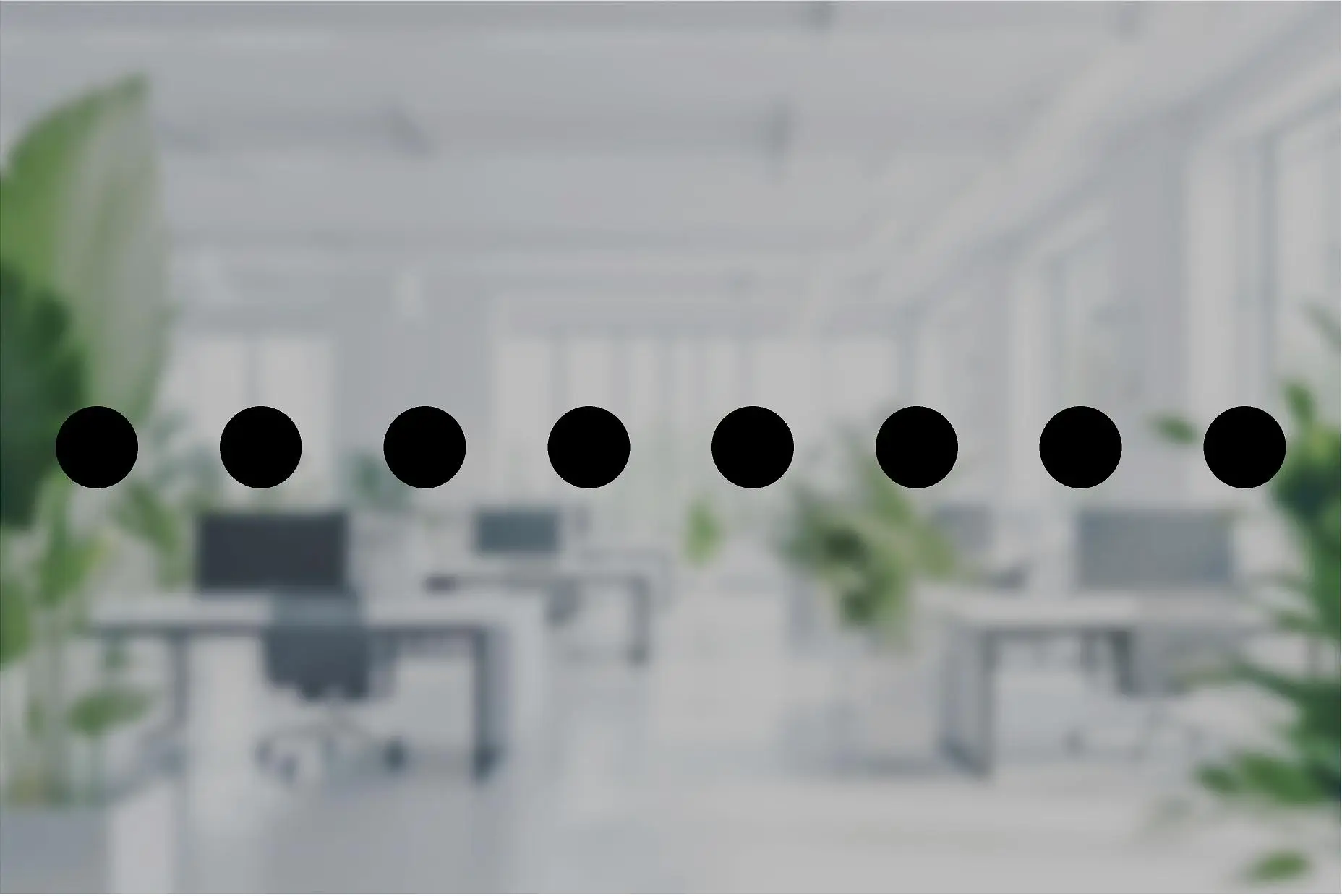 Kontrastmarkering rund för glasparti - 75mm - Bild 2