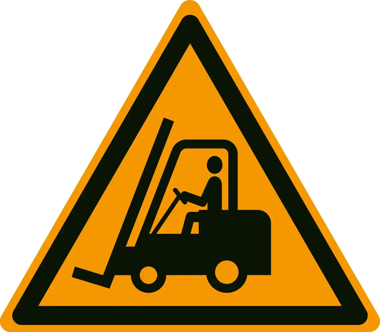 Varningsmärke truck